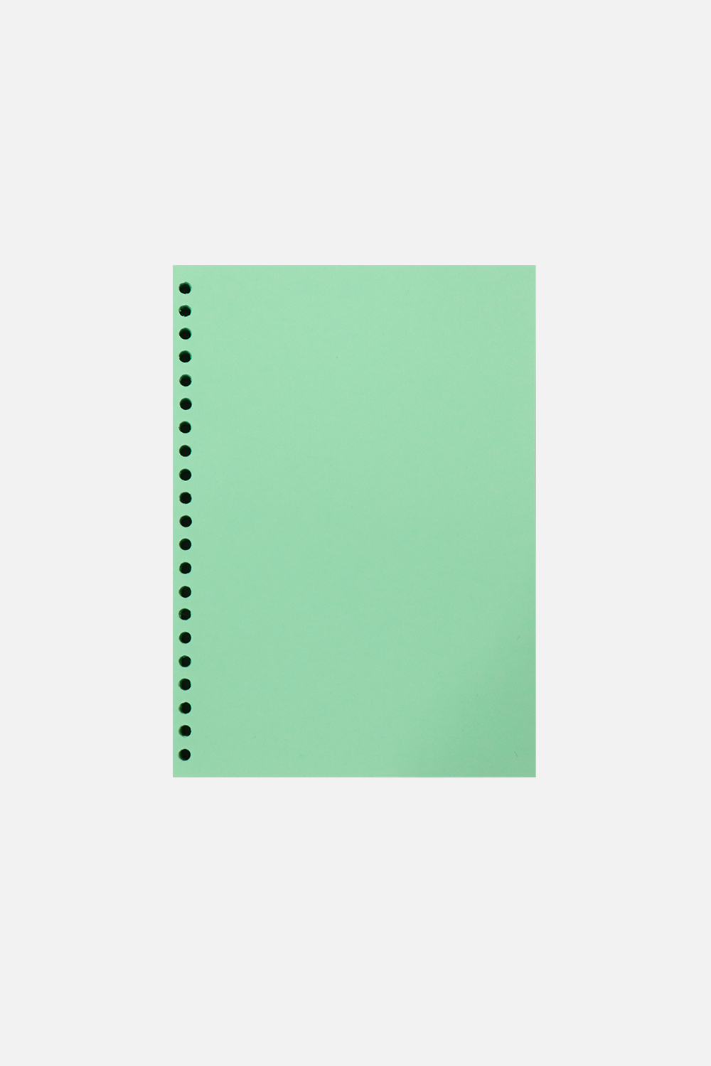 Binder Note Paper_Green [Loose Leaf Binder Note전용]